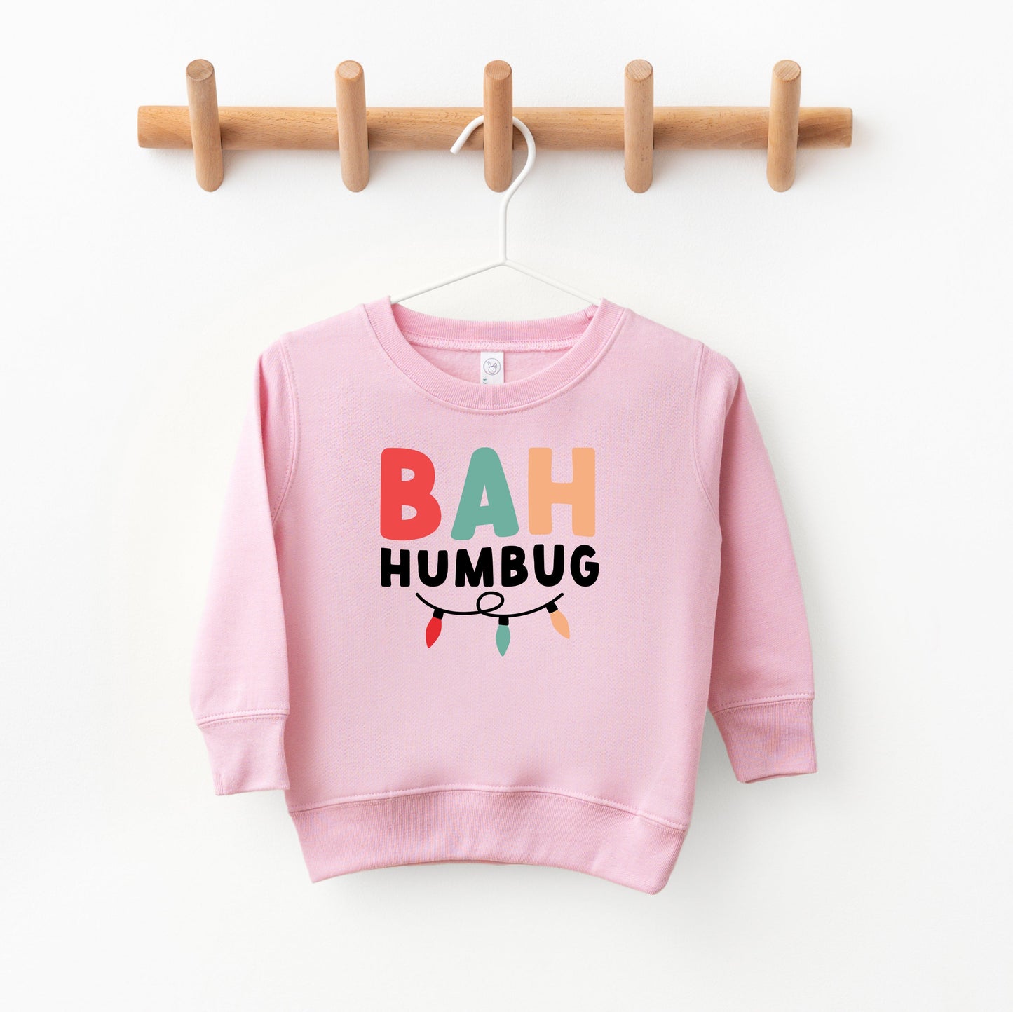 Bah Humbug Lights | Toddler Sweatshirt by The Juniper Shop