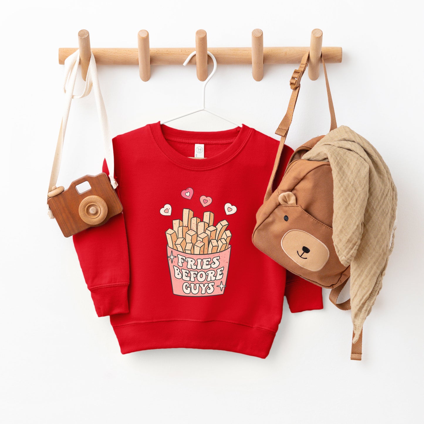 Fries Before Guys | Toddler Sweatshirt by The Juniper Shop