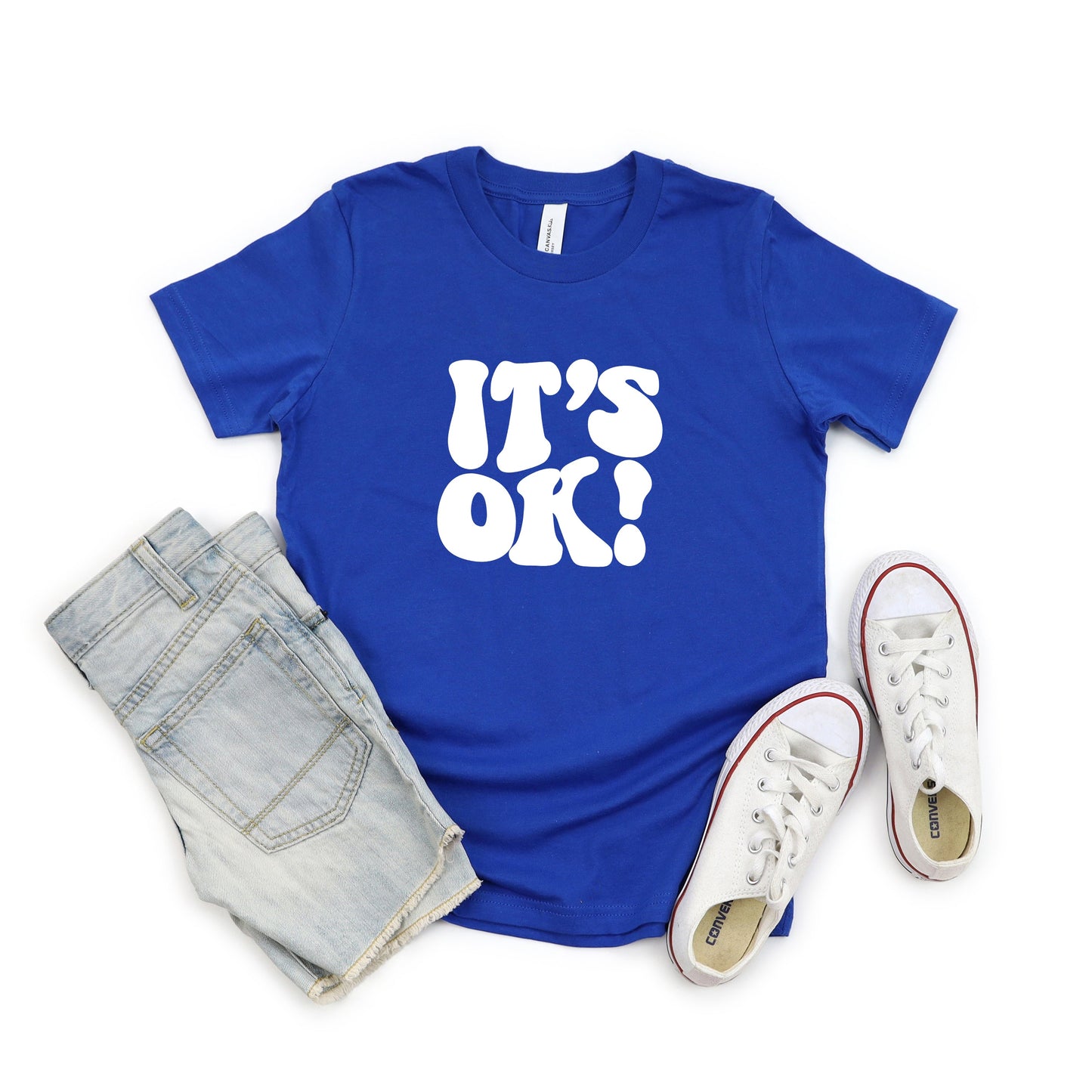 It's Ok | Youth Short Sleeve Crew Neck by The Juniper Shop