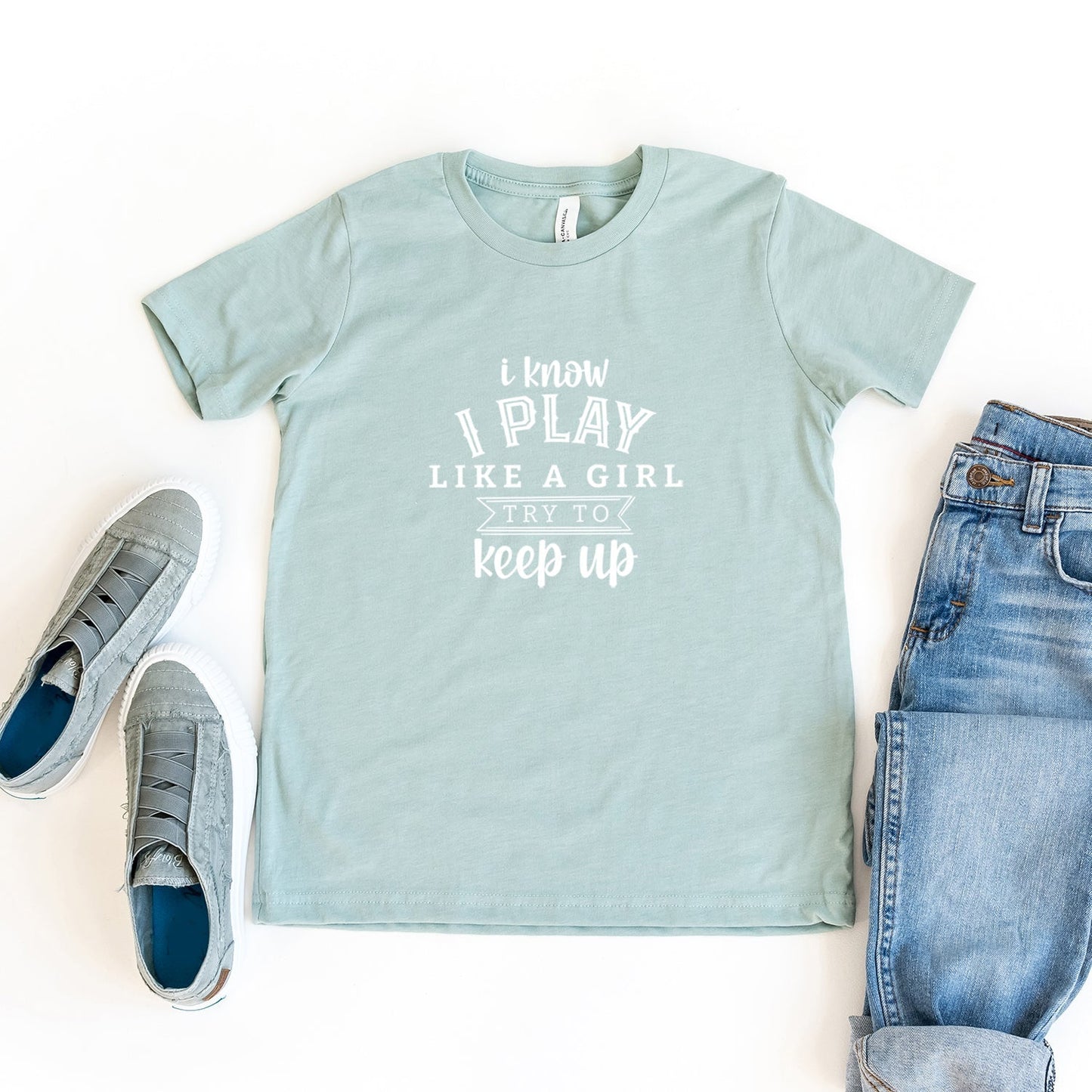 Play Like a Girl | Youth Short Sleeve Crew Neck by The Juniper Shop