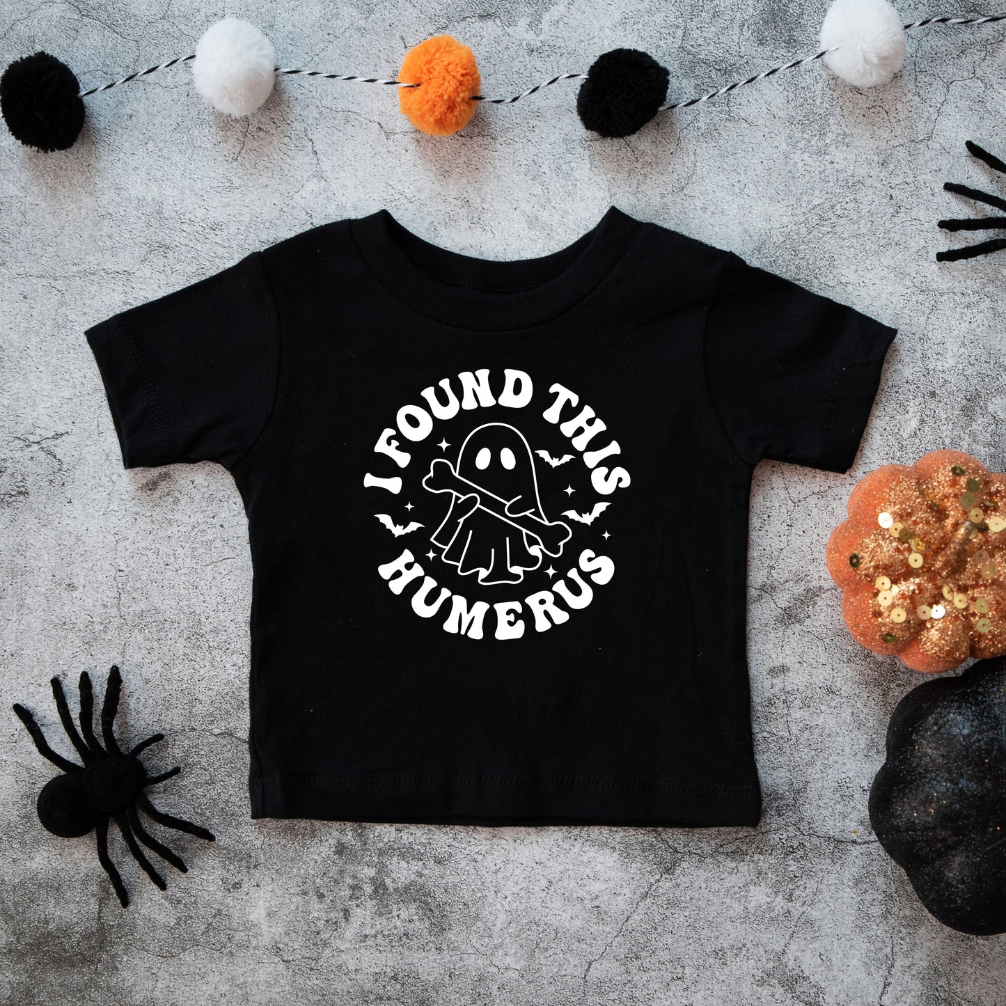 I Found This Humerus | Toddler Graphic Short Sleeve Tee by The Juniper Shop