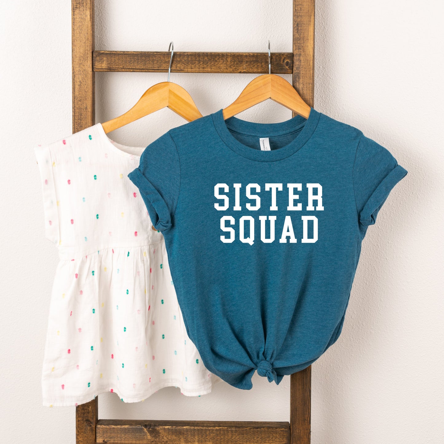 Sister Squad | Toddler Short Sleeve Crew Neck by The Juniper Shop