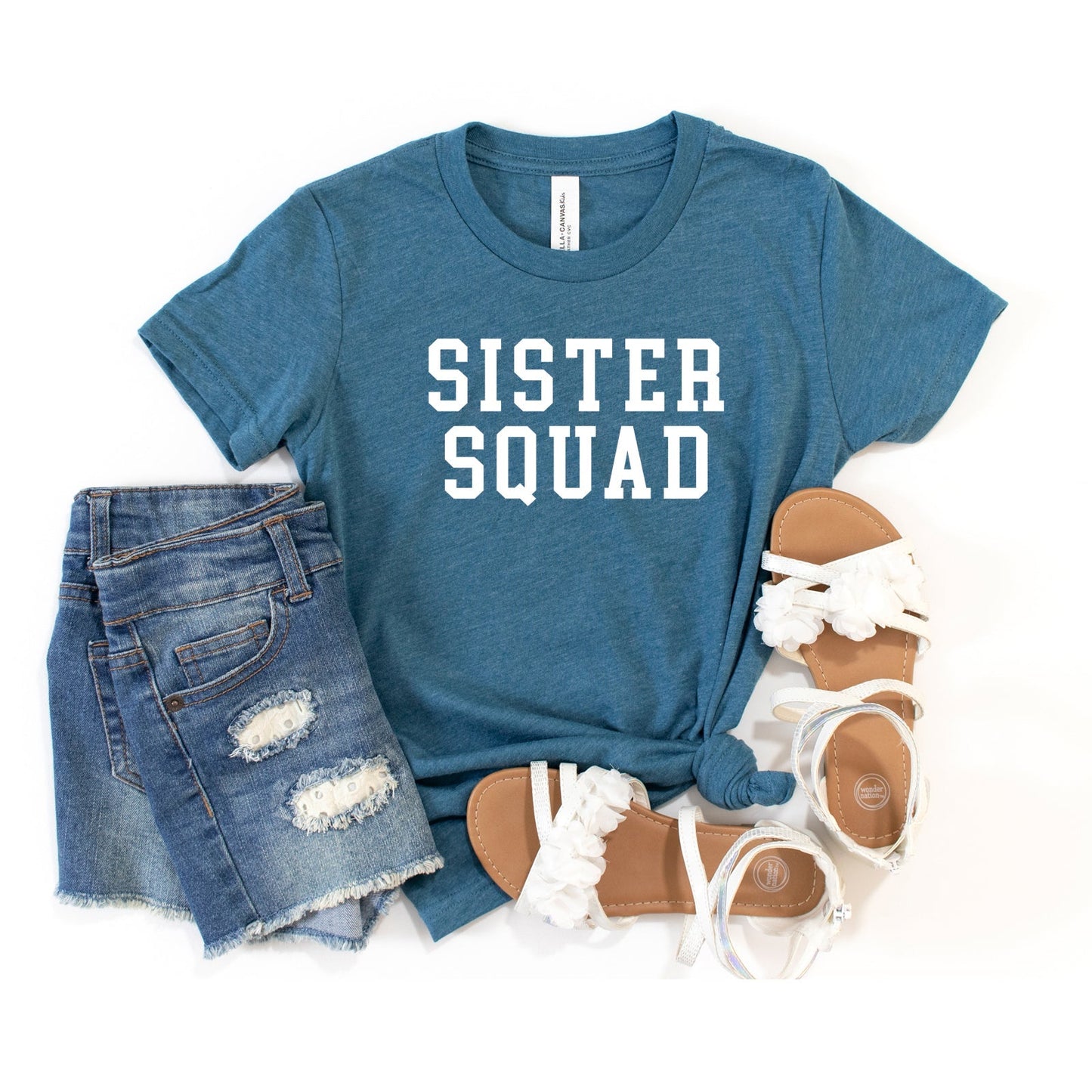 Sister Squad | Youth Short Sleeve Crew Neck by The Juniper Shop