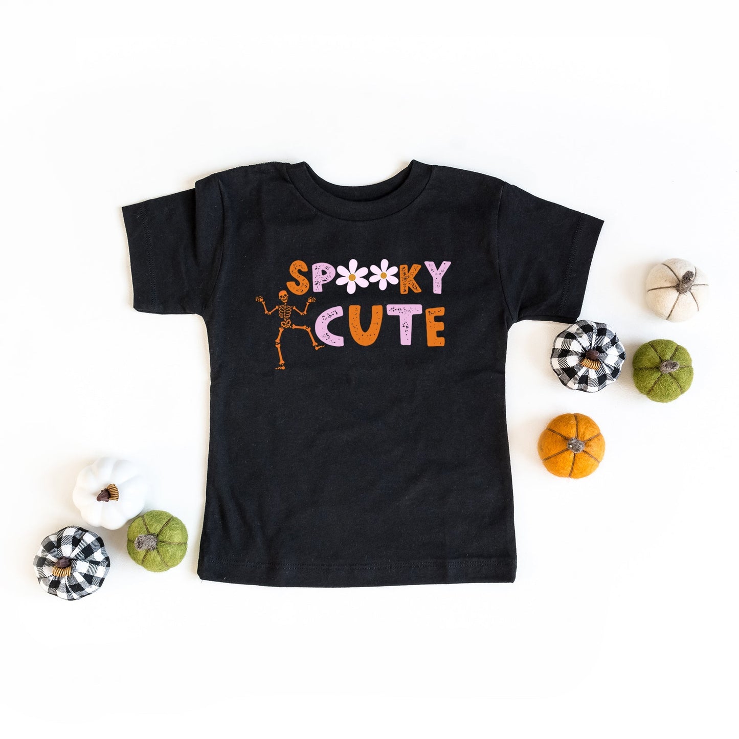 Spooky Cute Skeleton | Toddler Short Sleeve Crew Neck by The Juniper Shop