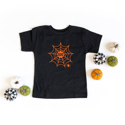 Boo Web | Toddler Short Sleeve Crew Neck by The Juniper Shop