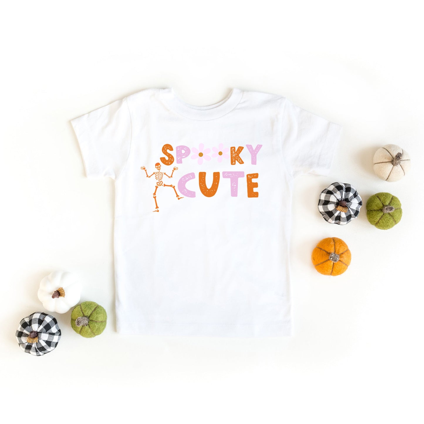 Spooky Cute Skeleton | Toddler Short Sleeve Crew Neck by The Juniper Shop