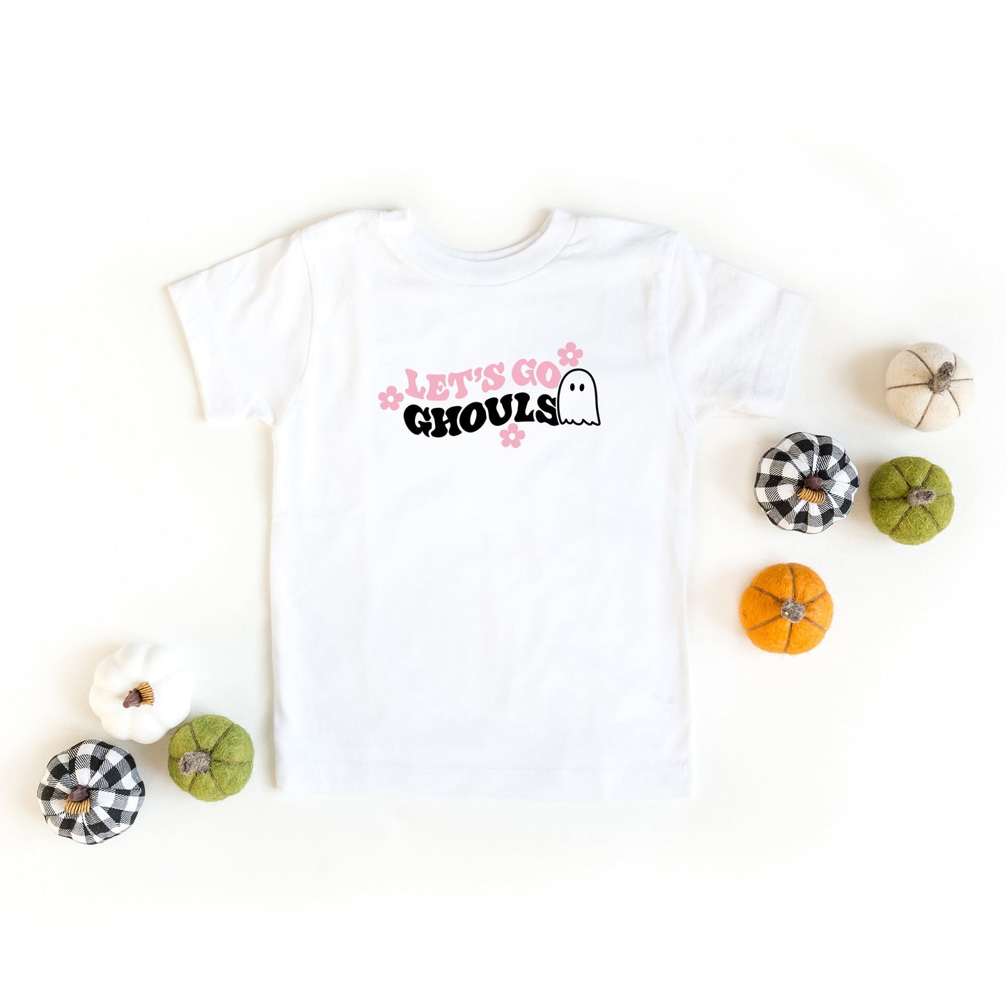 Ghost Let's Go Ghouls | Toddler Short Sleeve Crew Neck by The Juniper Shop