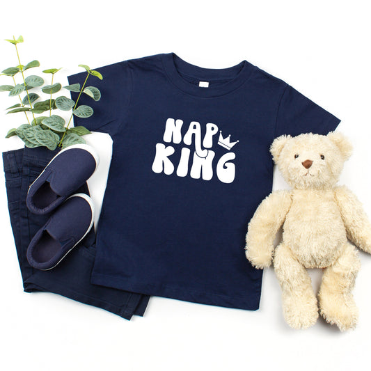 Nap King | Toddler Short Sleeve Crew Neck by The Juniper Shop