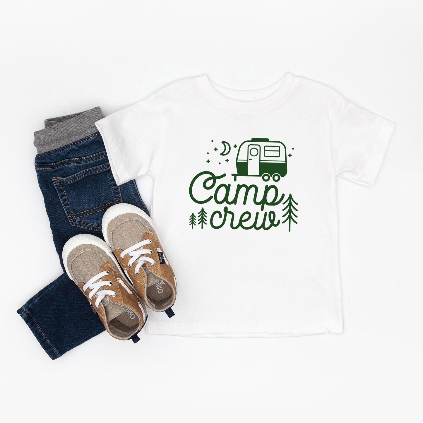 Camp Crew Camper | Toddler Short Sleeve Crew Neck by The Juniper Shop