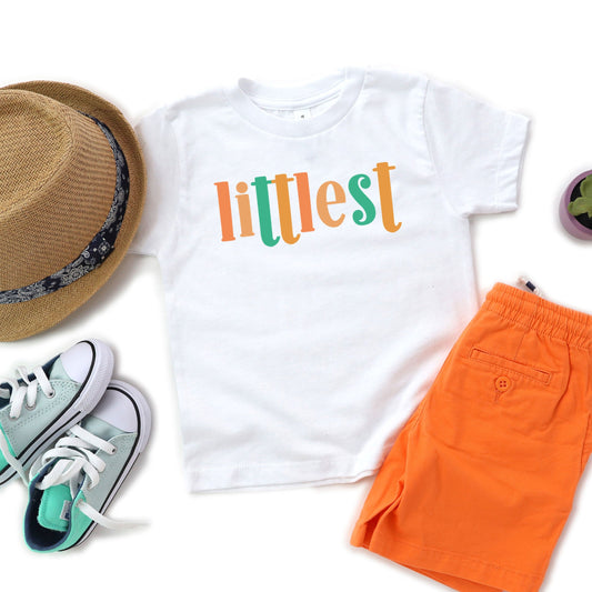 Littlest Colorful | Toddler Graphic Short Sleeve Tee by The Juniper Shop