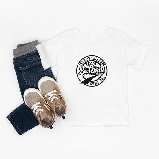 Let's Do This Boys Game Day | Toddler Short Sleeve Crew Neck by The Juniper Shop