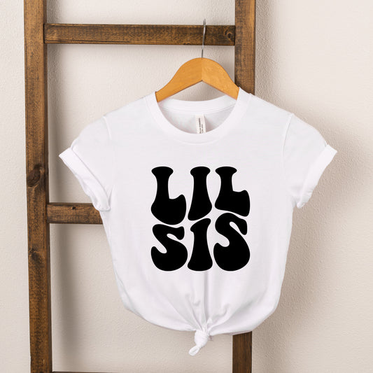 Lil Sis Wavy | Toddler Short Sleeve Crew Neck by The Juniper Shop