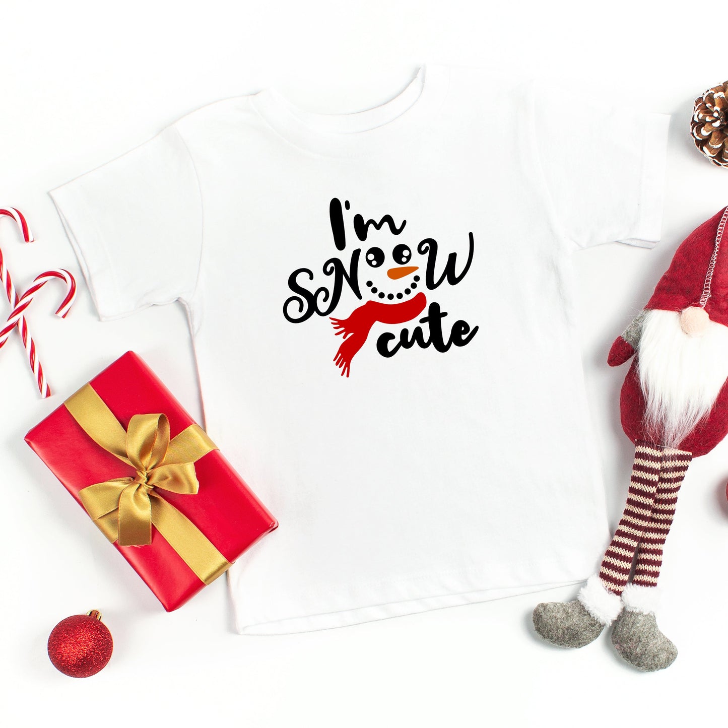 I'm Snow Cute | Toddler Short Sleeve Crew Neck by The Juniper Shop