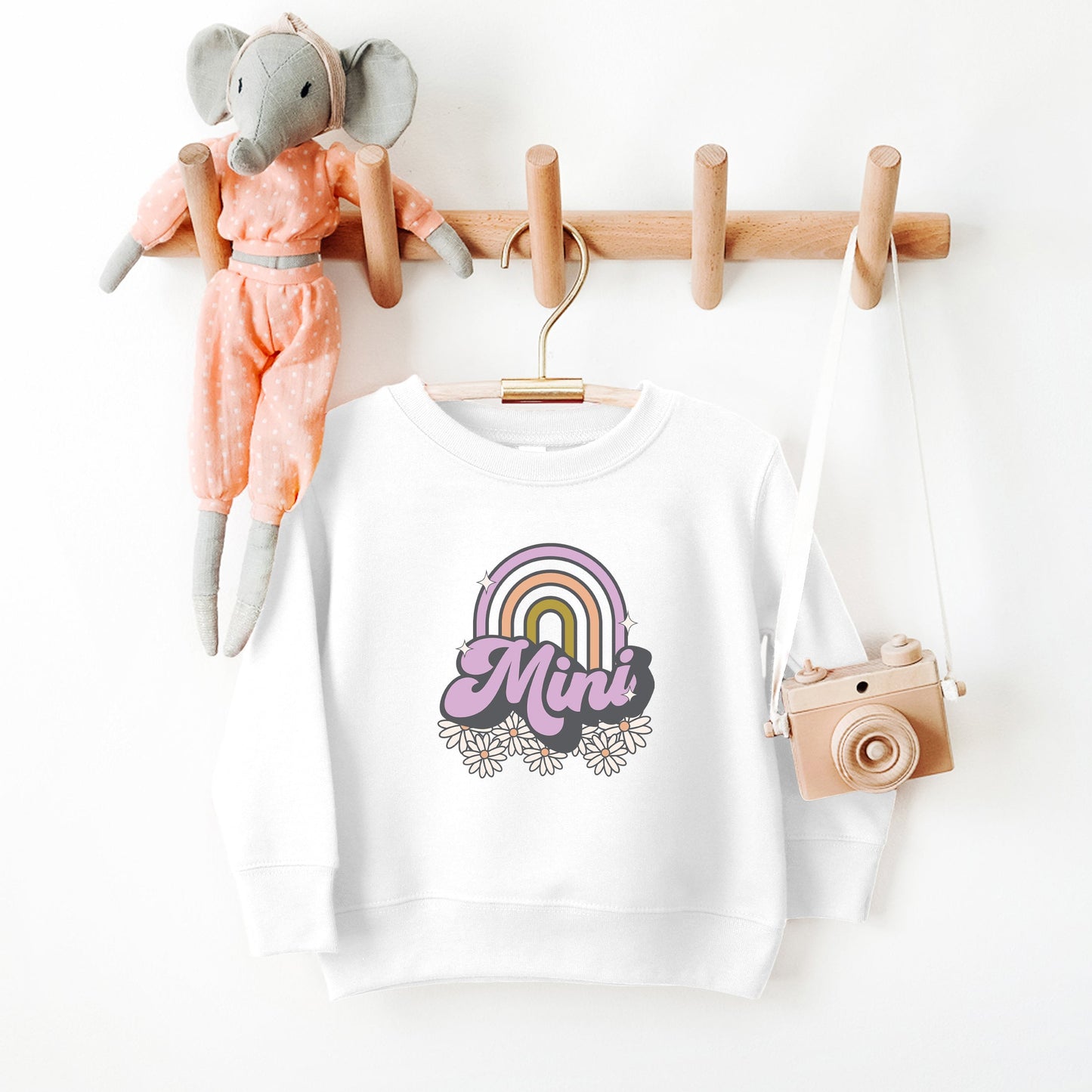 Mini Rainbow Flowers | Youth Sweatshirt by The Juniper Shop