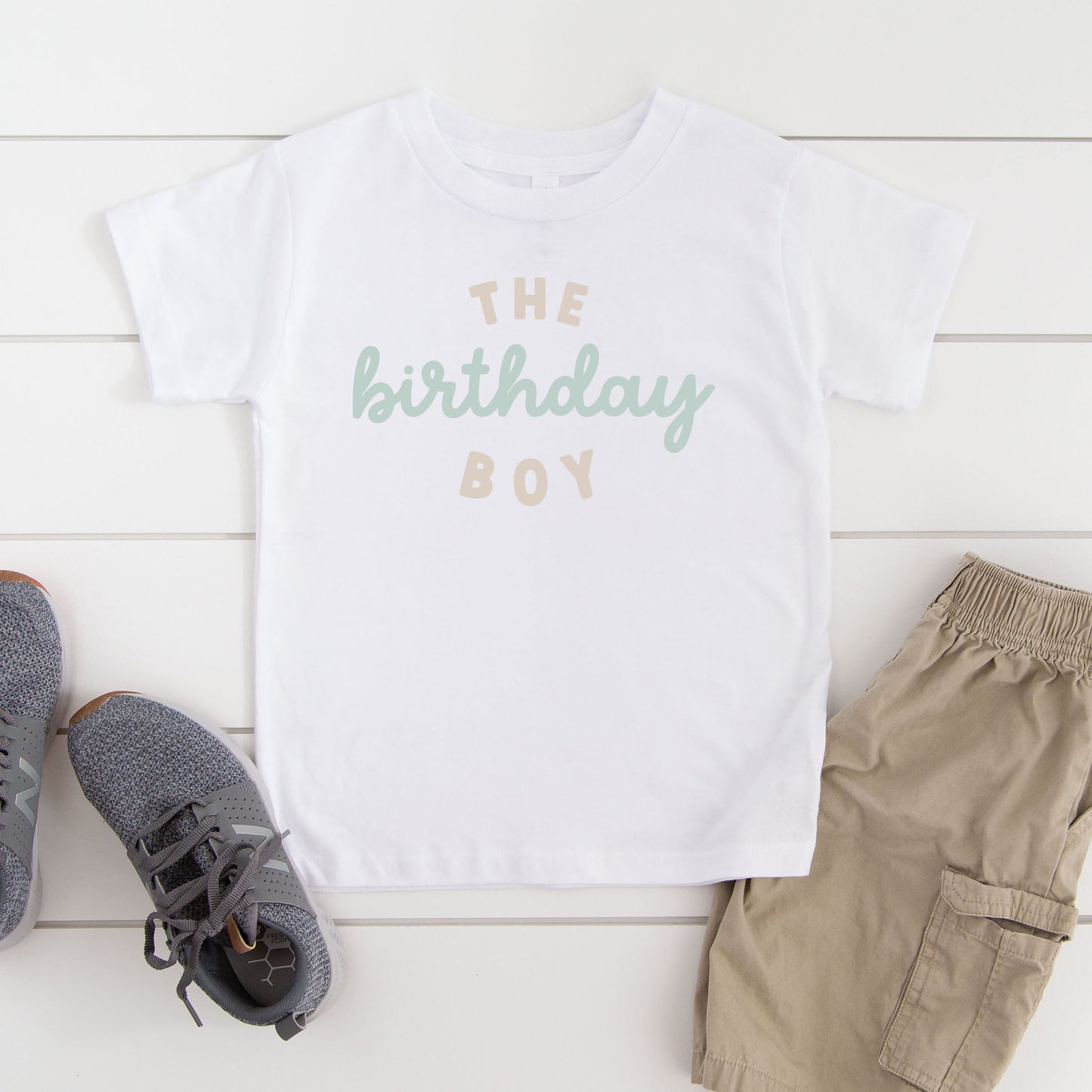 The Birthday Boy | Toddler Graphic Short Sleeve Tee by The Juniper Shop