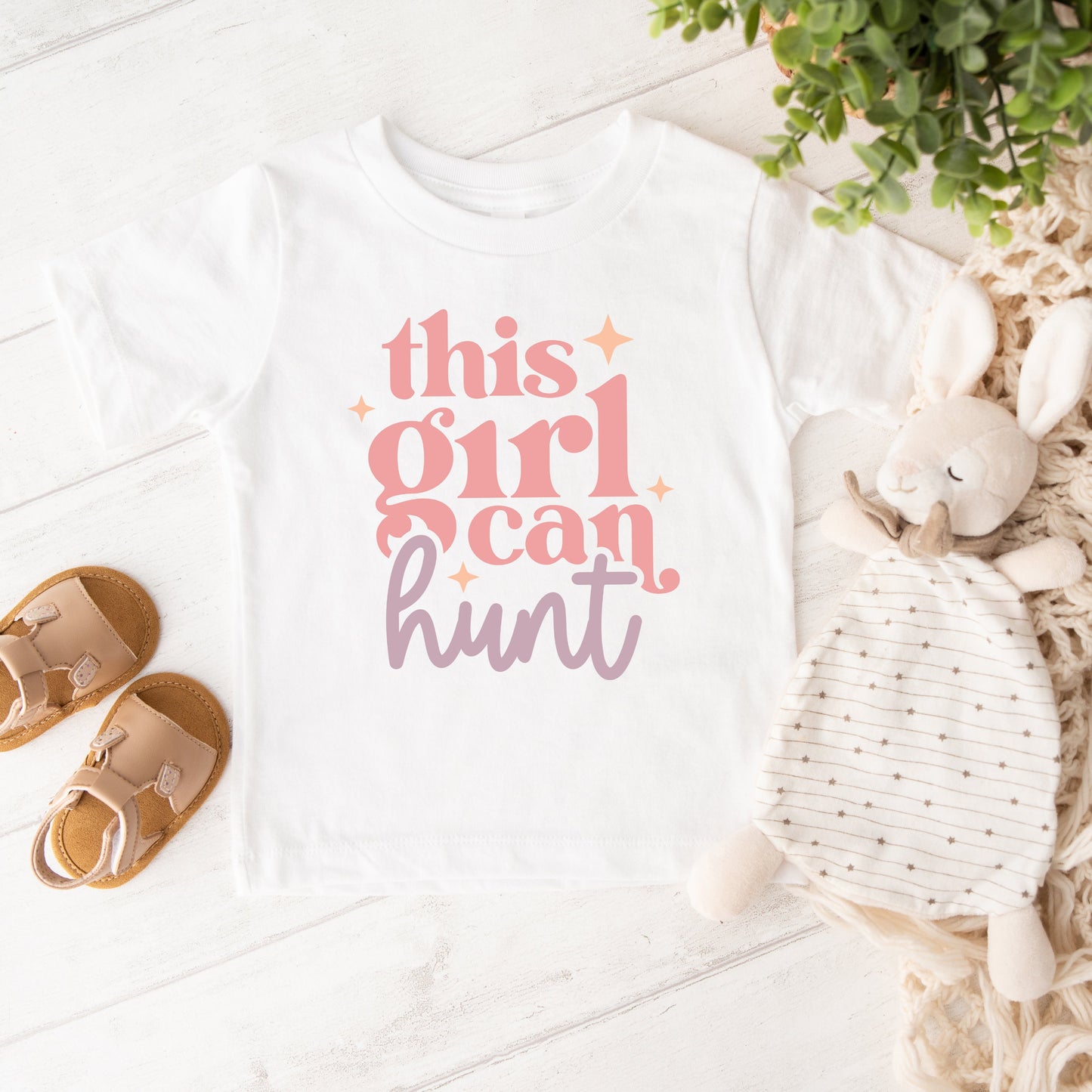 This Girl Can Hunt | Toddler Graphic Short Sleeve Tee by The Juniper Shop