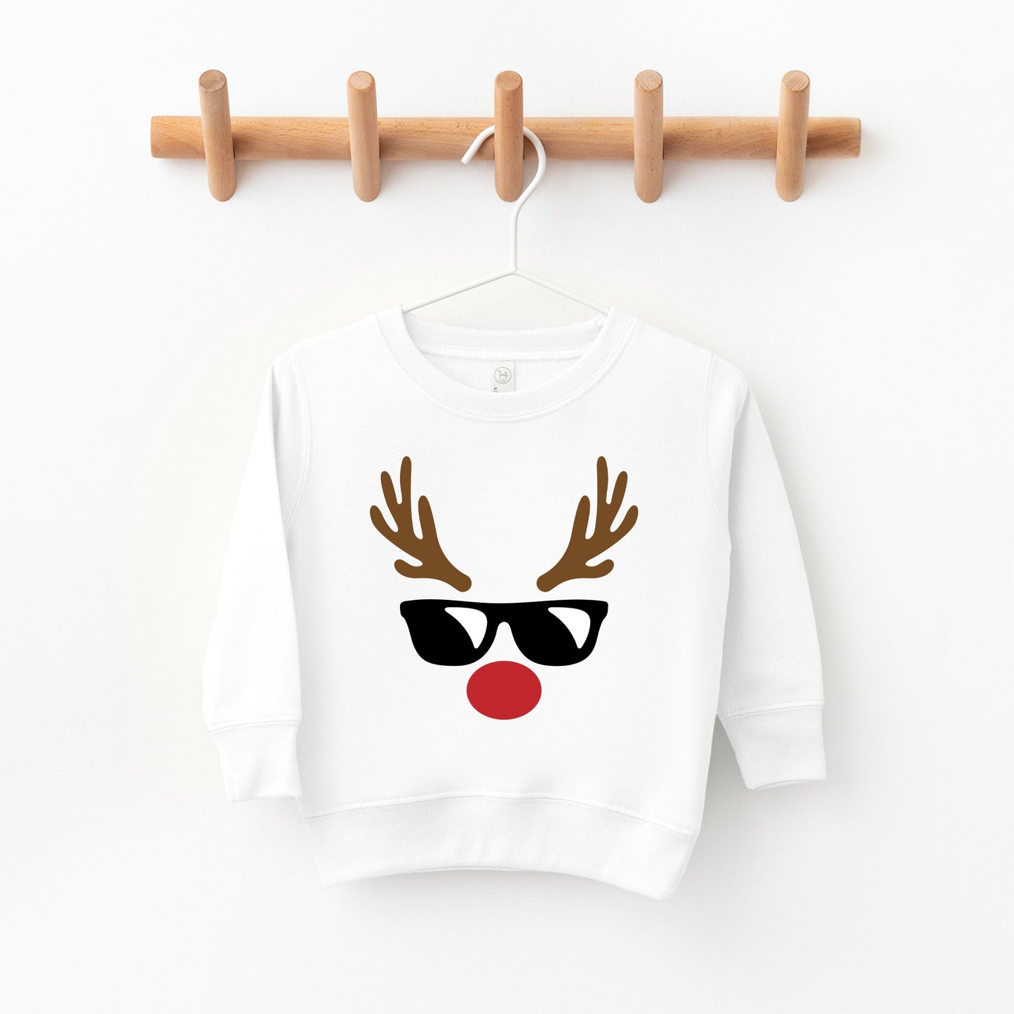 Reindeer Boy | Toddler Graphic Sweatshirt by The Juniper Shop