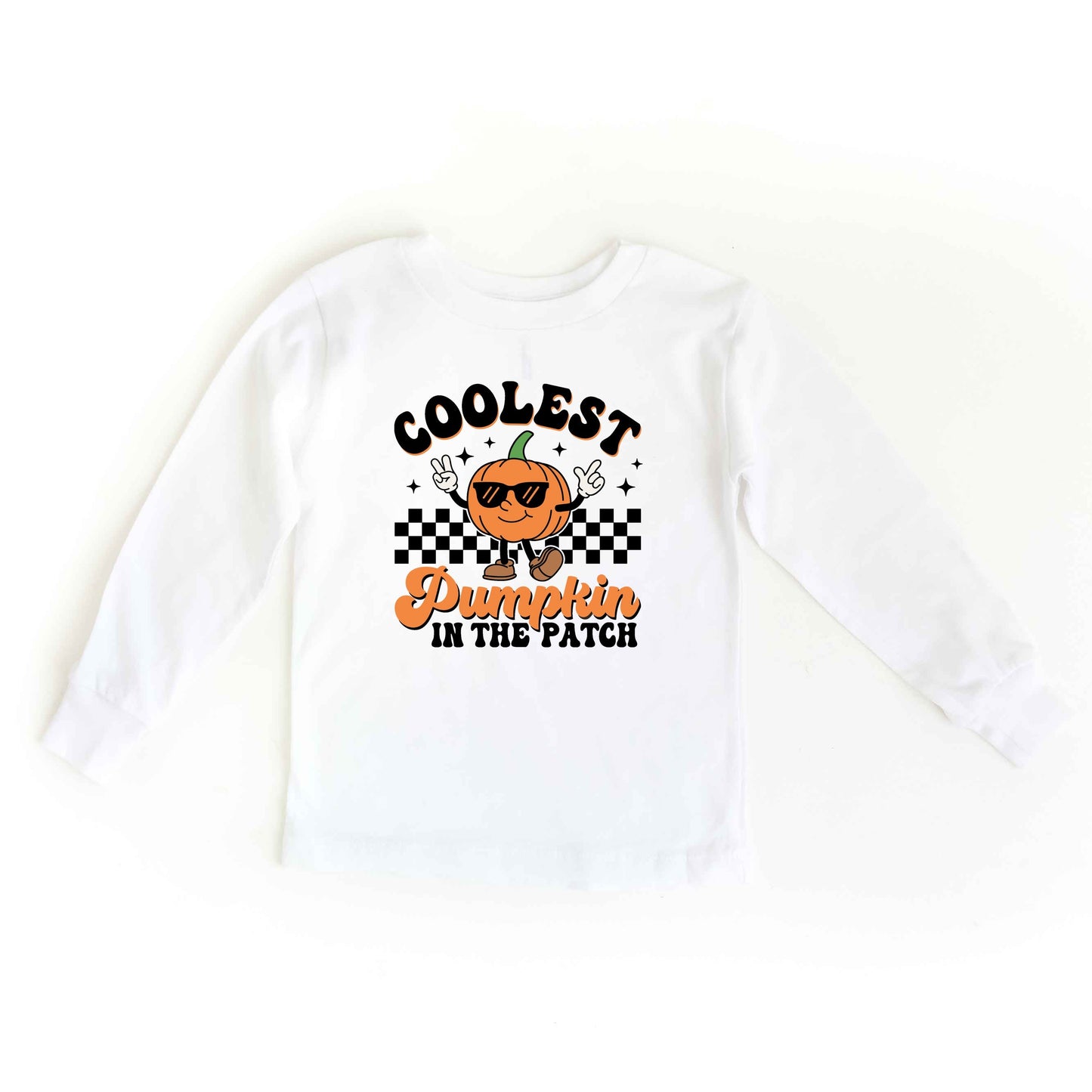 Coolest Pumpkin In The Patch | Toddler Graphic Long Sleeve Tee by The Juniper Shop