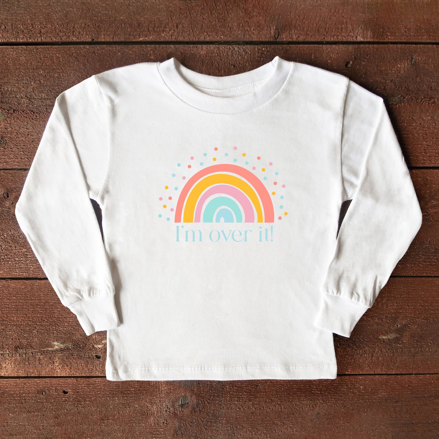 Over It Rainbow | Youth Long Sleeve Tee by The Juniper Shop