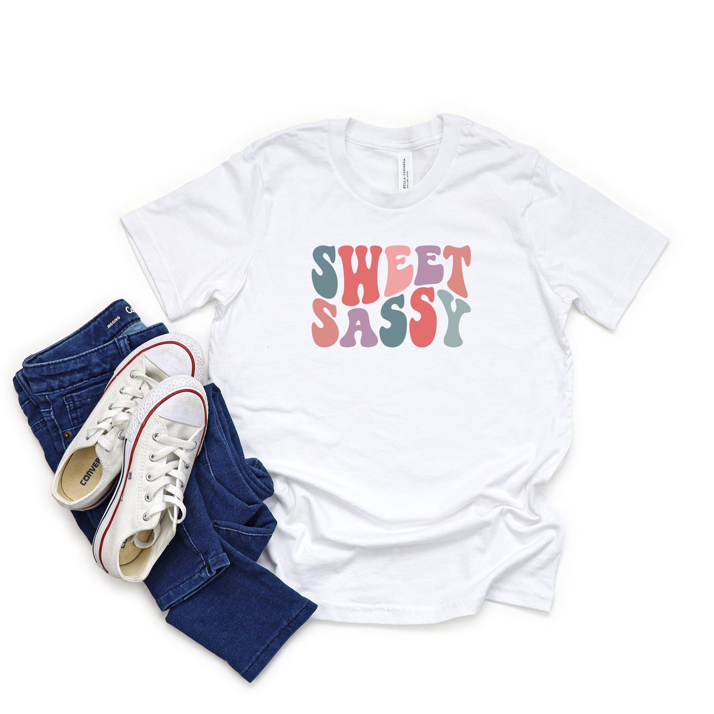 Sweet Sassy Wavy | Youth Short Sleeve Crew Neck by The Juniper Shop