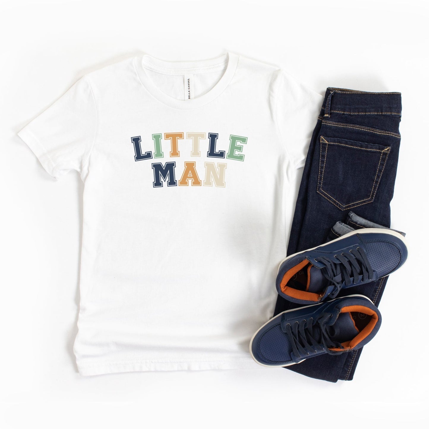 Little Man Bold | Youth Short Sleeve Crew Neck by The Juniper Shop