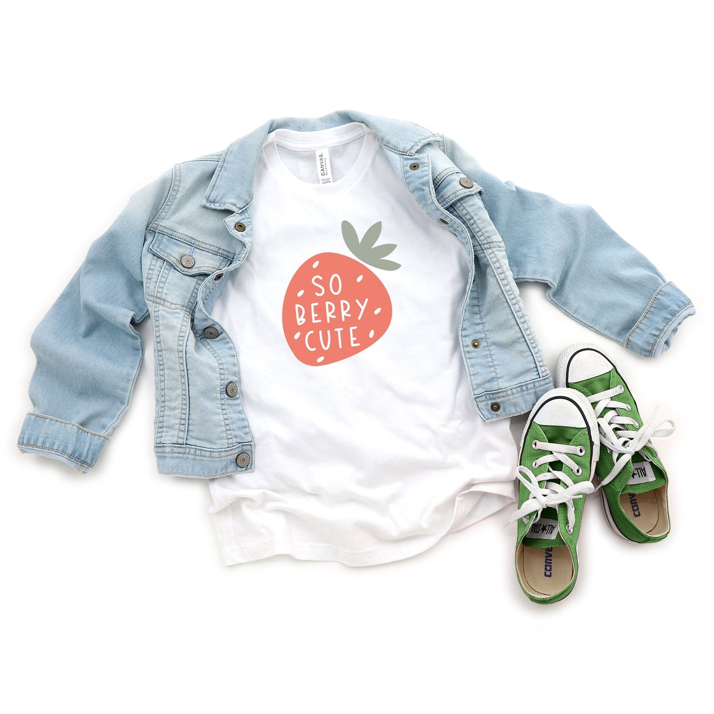 So Berry Cute Kids | Youth Short Sleeve Crew Neck by The Juniper Shop