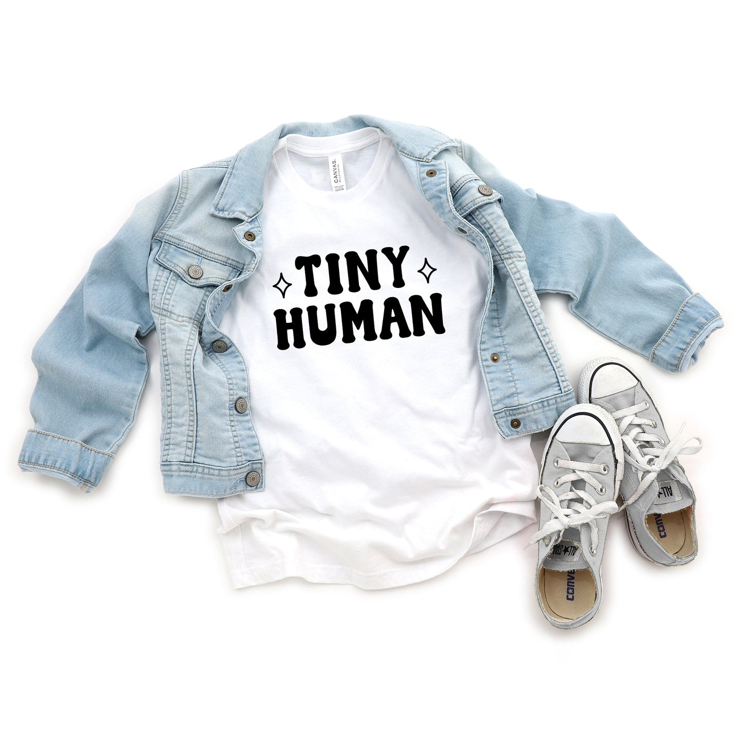 Tiny Human | Youth Short Sleeve Crew Neck by The Juniper Shop